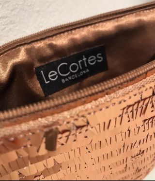 Bolso de fiesta lentejuelas dorado