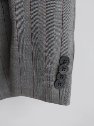 Chaqueta Massimo Dutti Raya Gris