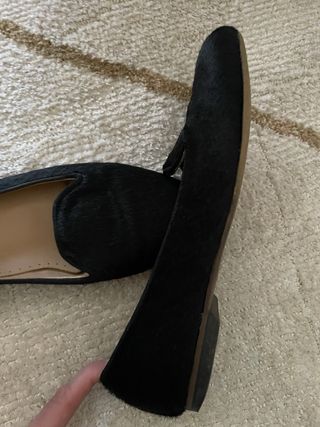 Mocasines Blessbuck de pelo vaca. Hecho a Mano