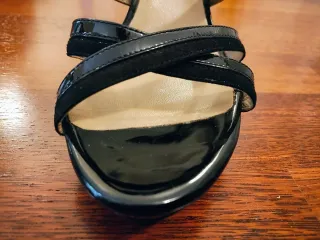 Sandali NeroGiardini donna n.38 nero lucido