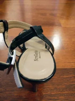 Sandali NeroGiardini donna n.38 nero lucido