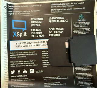 Cámara Logitech Brio 4K Webcam HDR PRO (caja)