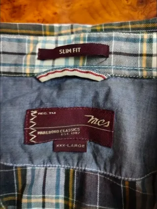 Camicia Marlboro a quadri