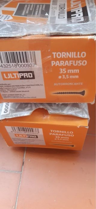 Tornillos Valles para Pladur 3,5x35mm (1000 uds)