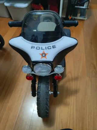 Moto Eléctrica Infantil Policía
