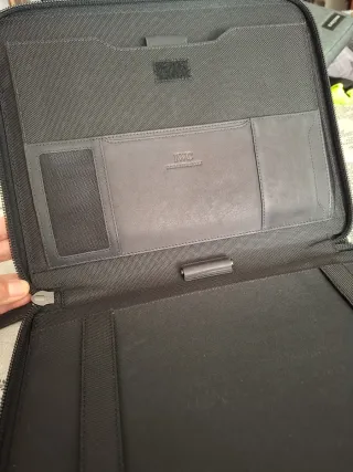 Borsa porta tablet nera brand IWC Schaffhausen