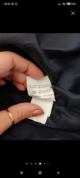 Chaqueta de cuero gris hombre de Real Leather