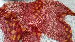 Set di 2 foulard da donna con tonalità naturali