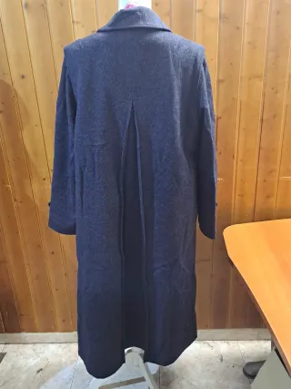 Abrigo largo vintage gris