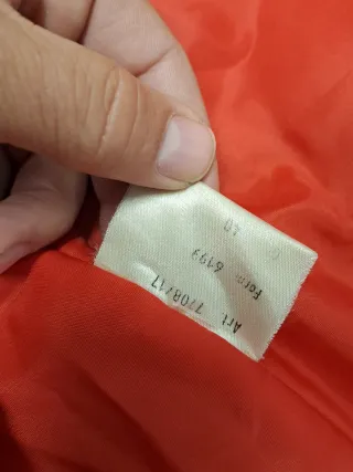 Abrigo largo vintage gris