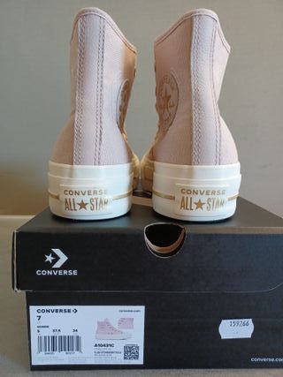 Converse Chuck Taylor Lift Hi Flush Rosa Dorado