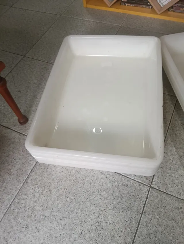 17 Bandejas Plástico Blancas