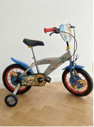 ¡PRÁCTICAMENTE NUEVA A! Bici SuperThings 14" niños