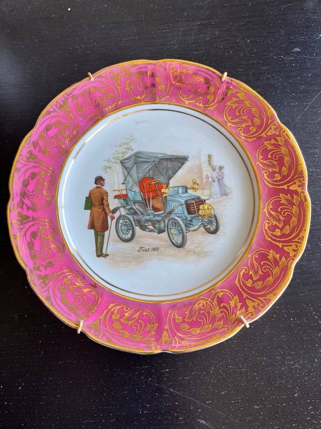 Plato decorativo Fiat 1901