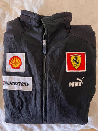 Chaqueta Abrigo Puma Ferrari Negra