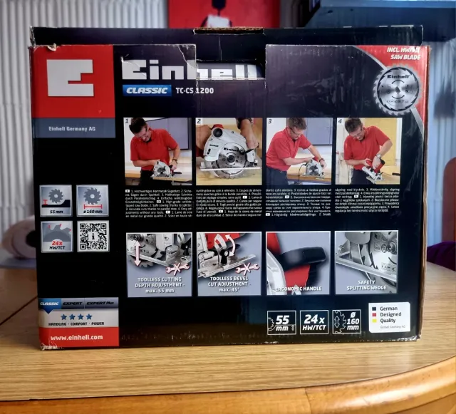 Sierra Circular Einhell TC-CS 1200