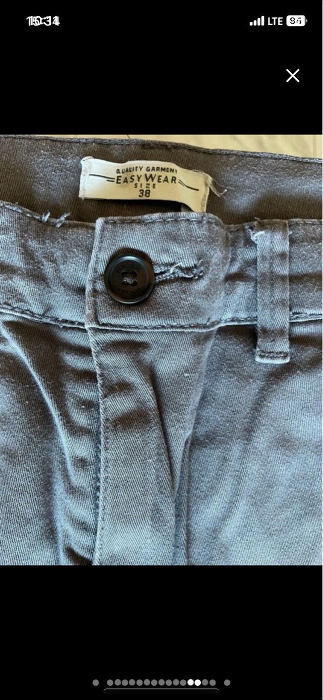 Pantalón gris hombre Talla M