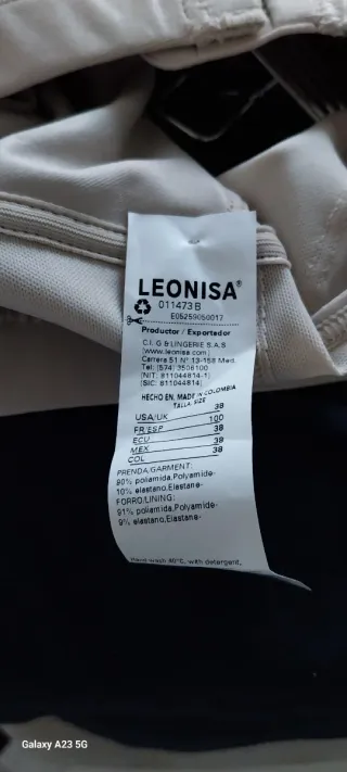 Sujetador deportivo Leonisa Beige