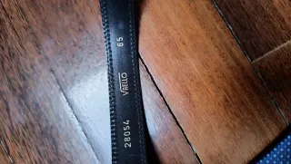 Corbata y cinturón infantil azul