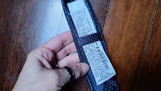 Corbata y cinturón infantil azul