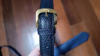 Corbata y cinturón infantil azul