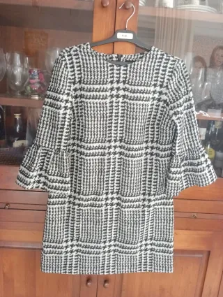 Vestido corto Zara estampado