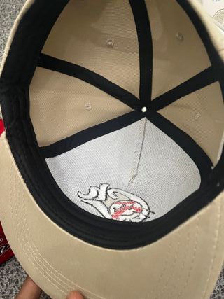 Gorra Snapback Crowdead Originals Beige/Roja