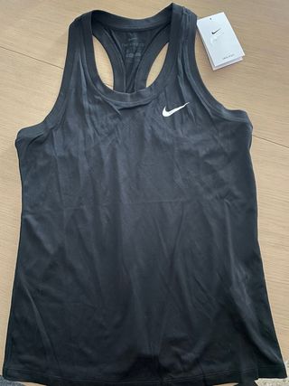 Camiseta tirantes Nike Dry-Fit negra