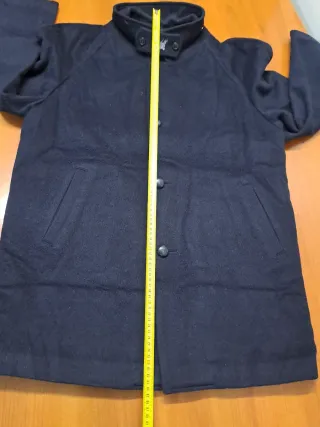 Abrigo Vintage Burberry Azul Multicolor80% lana