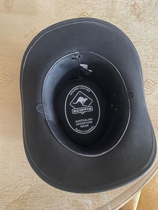 Sombrero Scippis Reno Piel Negro Talla M