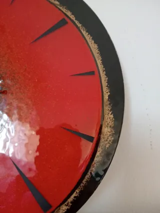 Reloj de pared de cerámica