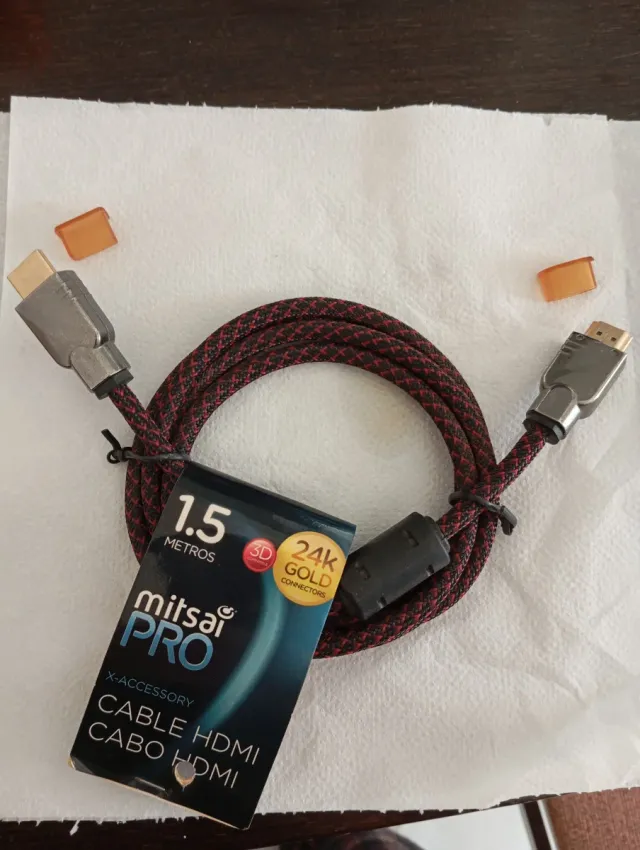 Cable HDMI Mitsai Pro 1.5m 24k Gold