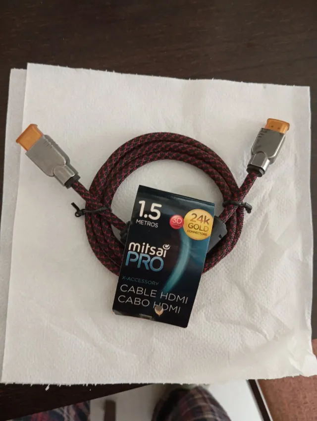 Cable HDMI Mitsai Pro 1.5m 24k Gold