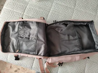 Mochila de cabina rosa palo