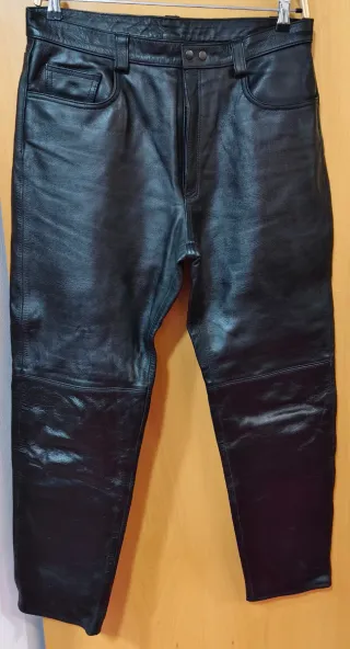 Pantalón de piel A R C para moto