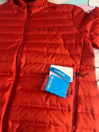 Cazadora Columbia Roja Talla L
