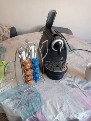 Cafetera Nespresso Krups Negra