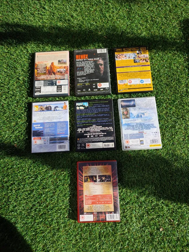 Lote 7 Películas DVD: Patriot, Matrix, etc.