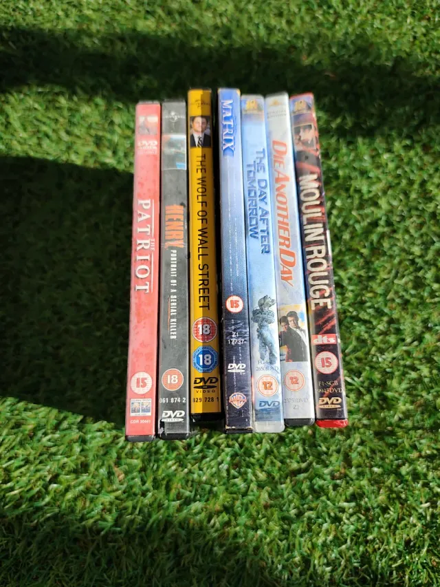 Lote 7 Películas DVD: Patriot, Matrix, etc.