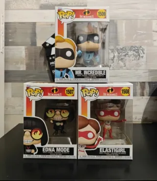 Lote Funko Pop Los Increíbles Disney Pixar