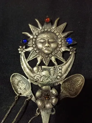 Broche Ceremonial Andino Sol y Luna