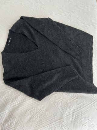 Jersey Mango Gris Talla S oversize