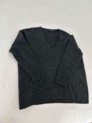 Jersey Mango Gris Talla S oversize