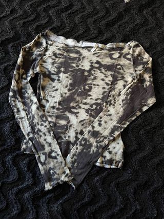 Top Weekday Malla Estampado