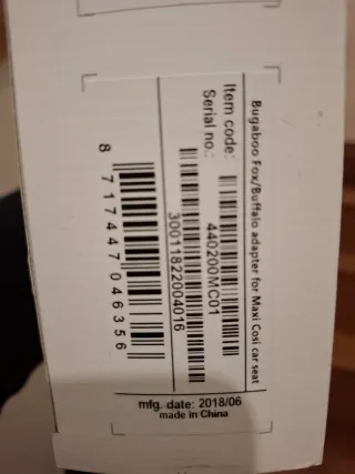 Adaptadores Bugaboo Maxi-Cosi