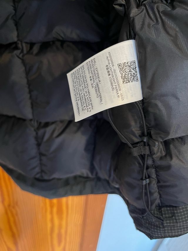 Chaqueta Arc'teryx Alpha Lightweight Negra