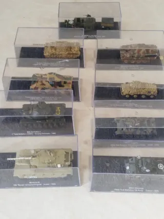 Modelli di carri armati di diversi paesi