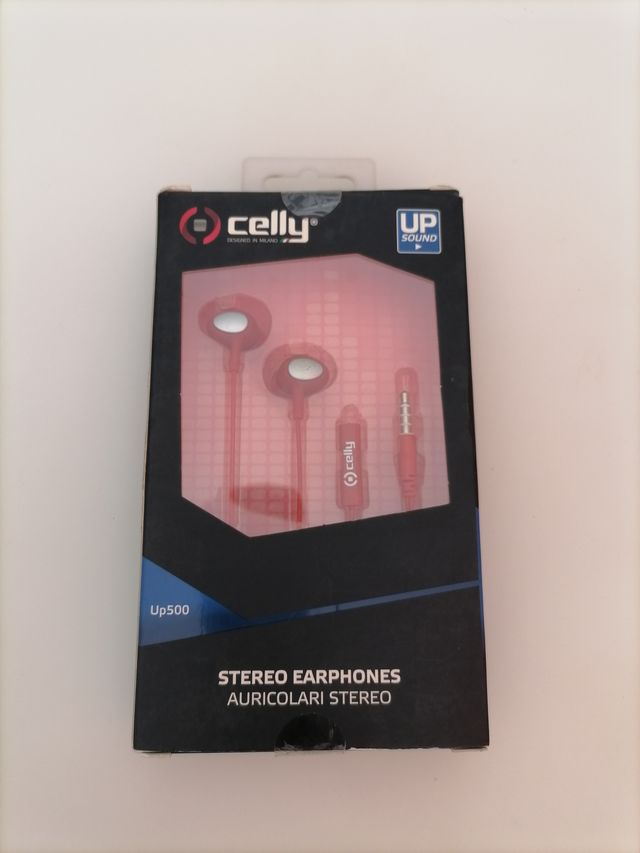 Celly Up500 Cuffie Stereo Rosse