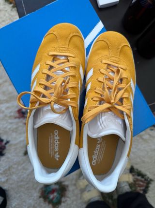 Zapatillas Adidas Gazelle Amarillas Talla 38 2/3