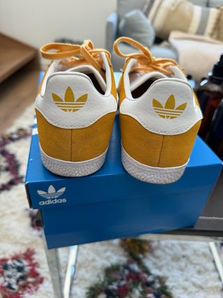 Zapatillas Adidas Gazelle Amarillas Talla 38 2/3